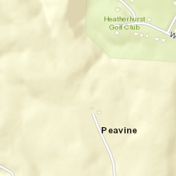 Peavine Tennessee Street Map