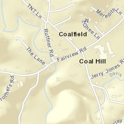 Coalfield Tennessee Street Map