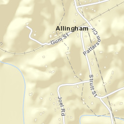Allingham Tennessee Street Map
