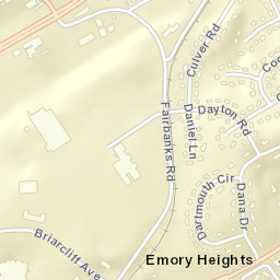 Emory Heights Tennessee Street Map