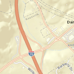 Dante Tennessee Street Map