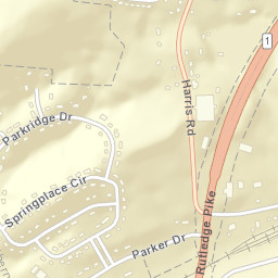 Spring Place Tennessee Street Map