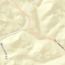 Saint James Tennessee Street Map