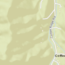 Coffee Ridge Tennessee Street Map
