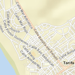 Tarifa Street Map