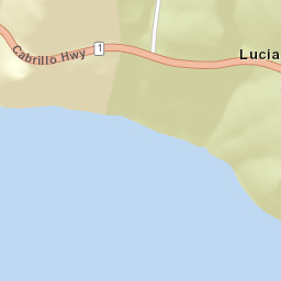 Lucia California Street Map