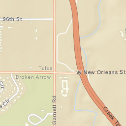 12002 East 101st Street Broken Arrow OK Street Map