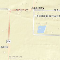 Appleby Arkansas Street Map