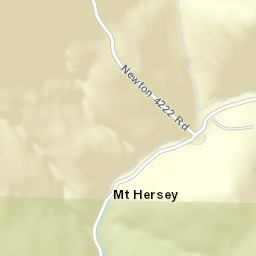 Mount Hersey Arkansas Street Map