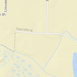 689 Slaughter Pen Road, Dyersburg, TN Street Map