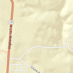 Tabor Tennessee Street Map
