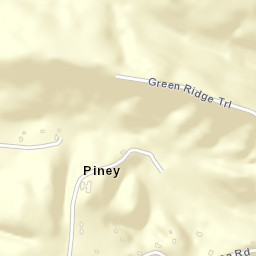 Piney Tennessee Street Map