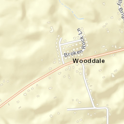 Wooddale Tennessee Street Map