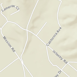 Hunter-Liggett California Street Map