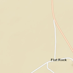 Flat Rock Arizona Street Map