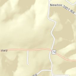 Flatwoods Arkansas Street Map