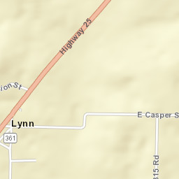 Lynn Arkansas Street Map