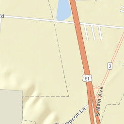 1201-1399 U.S. 51 Bypass, Dyersburg, TN Street Map