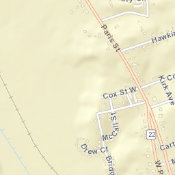 13500 Paris Street, Huntingdon, TN 38344 Street Map