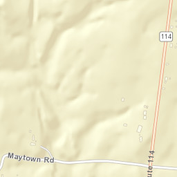 18712-19038 Highway 114, Buena Vista, TN Street Map