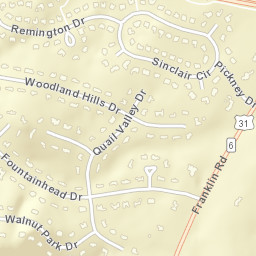 Fountainhead Tennessee Street Map
