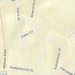 Carondelet Tennessee Street Map