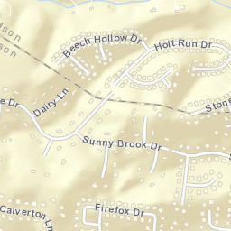 In-A-Vale-Estates Tennessee Street Map