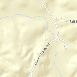 Glade Creek Tennessee Street Map