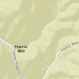 Harris Mill Tennessee Street Map
