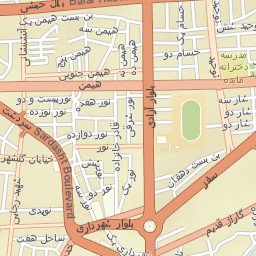 Baneh Street Map