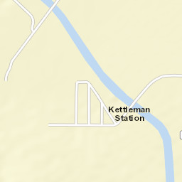 Kettleman Station California Street Map