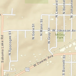 119 South Burnett Street Sapulpa OK Street Map