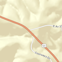 Duff Arkansas Street Map