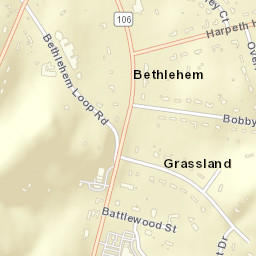 Grassland Tennessee Street Map