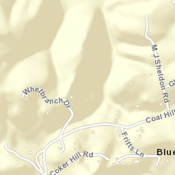 Coal Hill Tennessee Street Map