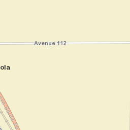 Angiola California Street Map