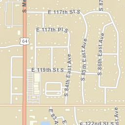 8421 East 121st Street South, Bixby, OK Street Map