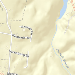 Kenny Brook Tennessee Street Map
