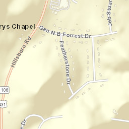 Battlewood Estates Tennessee Street Map