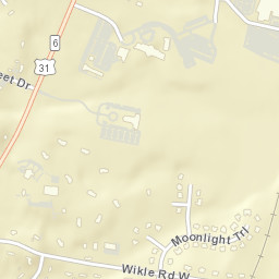 Brentwood South Tennessee Street Map