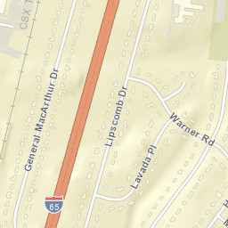 Brenthaven North Tennessee Street Map