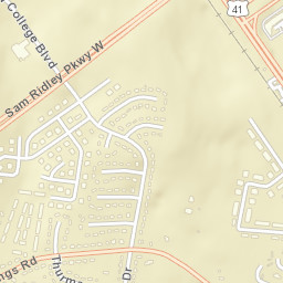 601-613 Rock Springs Road, Smyrna Street Map