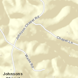 Johnsons Chapel Tennessee Street Map
