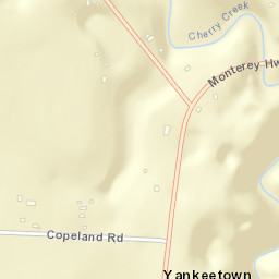 Yankeetown Tennessee Street Map