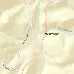 Watson Tennessee Street Map