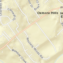 Oxmore Hills Tennessee Street Map