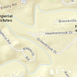 Imperial Estates Tennessee Street Map
