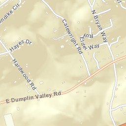 Cate crossroad Tennessee Street Map