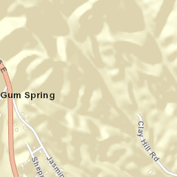 Gum Spring Tennessee Street Map