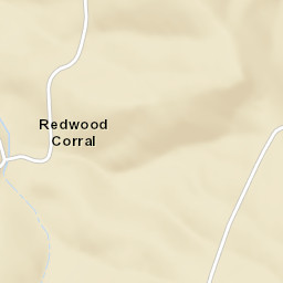 Redwood Corral California Street Map